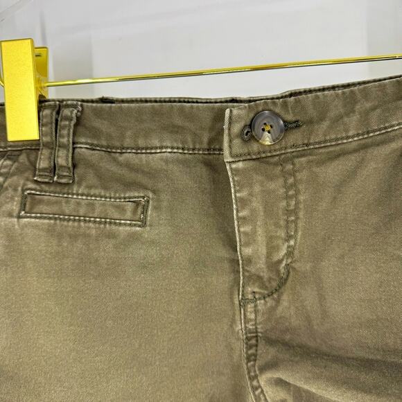 Express Cotton Stretch Low Rise Utility Shorts Brown Size 4 - Picture 2 of 5